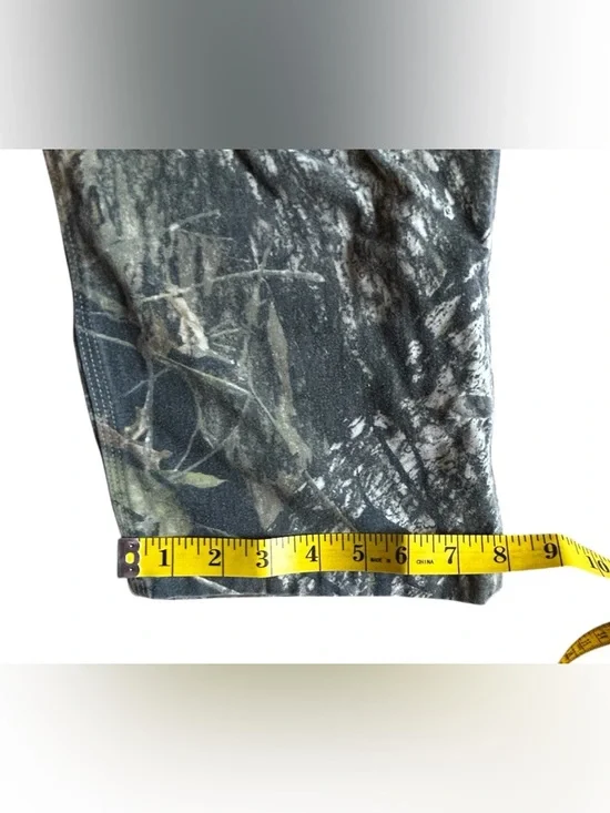 Vintage Mossy Oak Camo Bib Overalls Youth L Hunting Outdoor - Picture 8 of 12